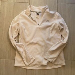 White north face fleece